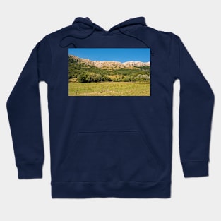 Landscape Near Jurandvor in Krk, Croatia Hoodie